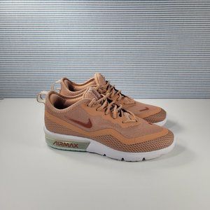 Nike Airmax Sequent Nude Salmon Sneakers Shoes Women's Size 5